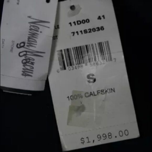 Ralph Lauren Midnight Blue Patent Leather Calfskin Moto Jacket - Picture 16 of 16